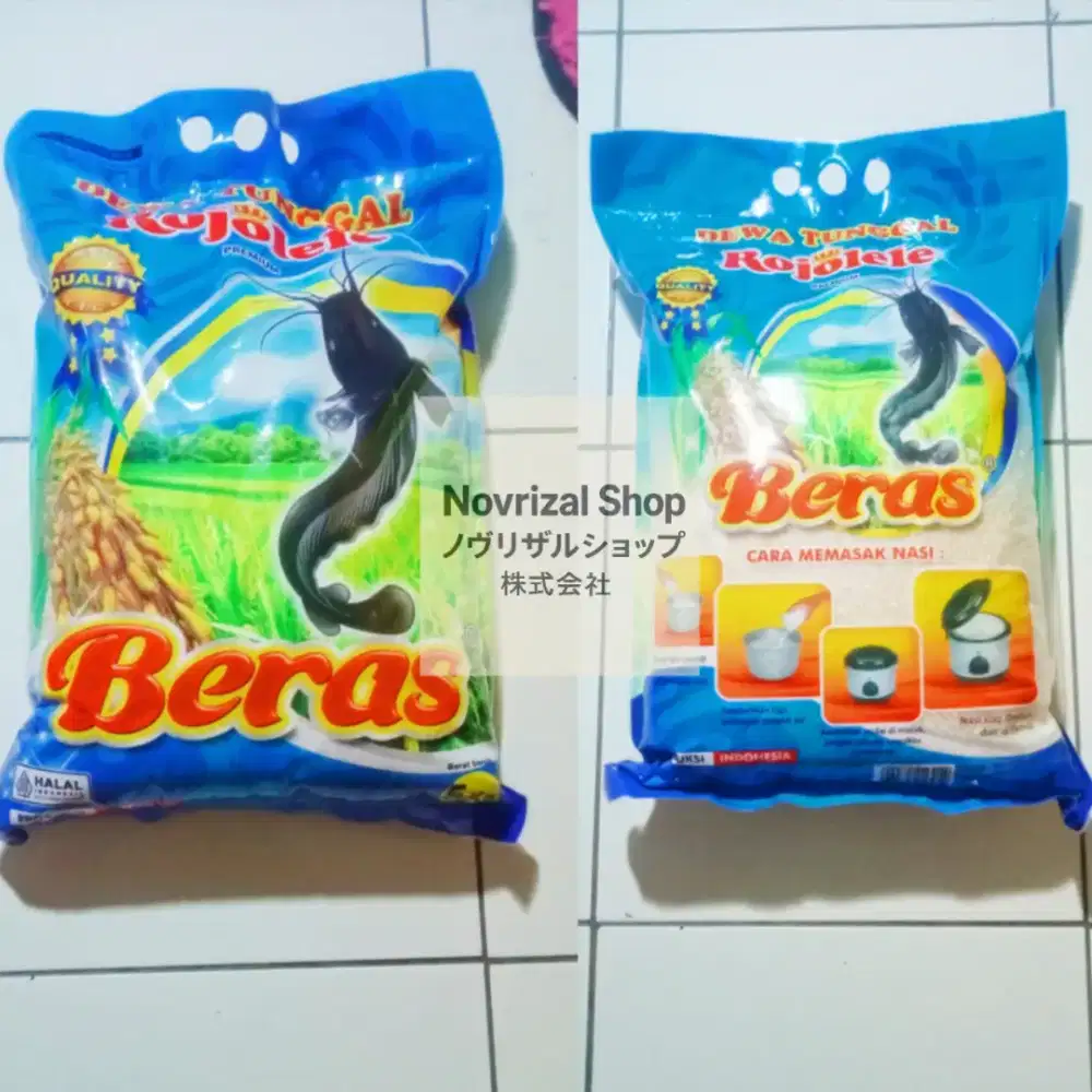 FREE TAS BELANJA!! Beras Rojolele Premium 5Kg Dewa Tunggal