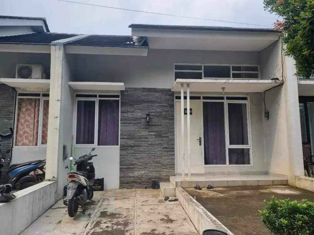 DISEWAKAN RUMAH CLUSTER DICILEUNGSI