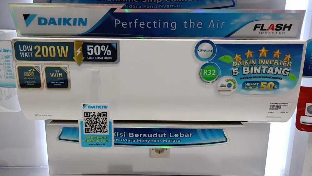 AC DAIKIN 1 PK Inverter, Made in Thailand, 100% Brand New