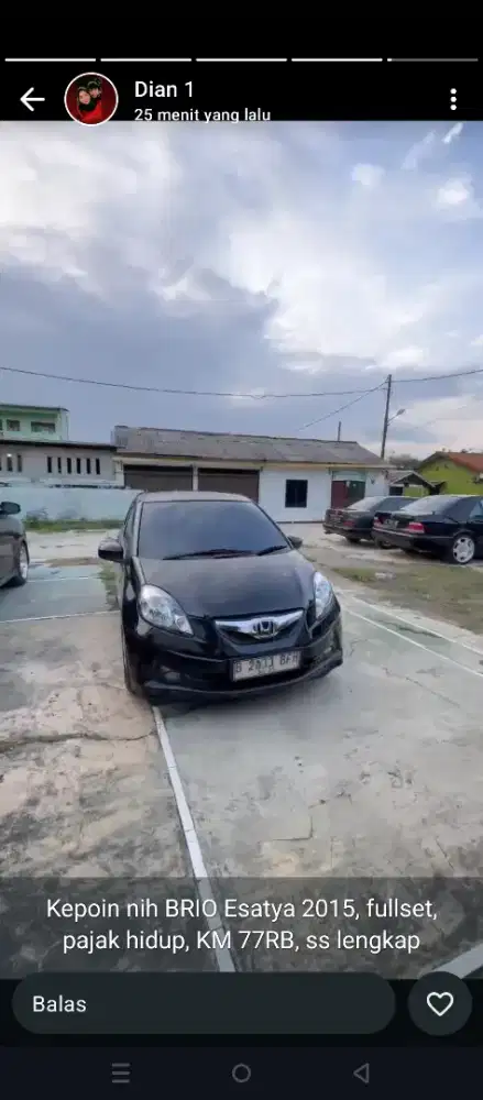 Jual mobil Brio masih mulus