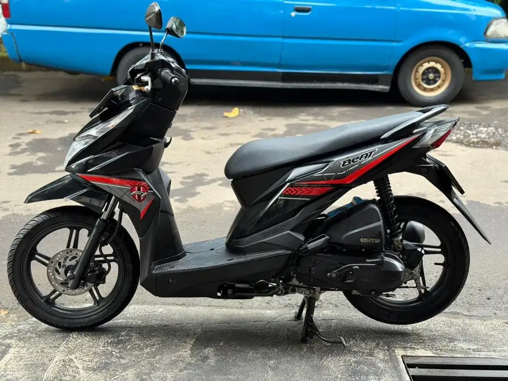 Honda Beat Thn 2016 F Kota Hitam Mulus
