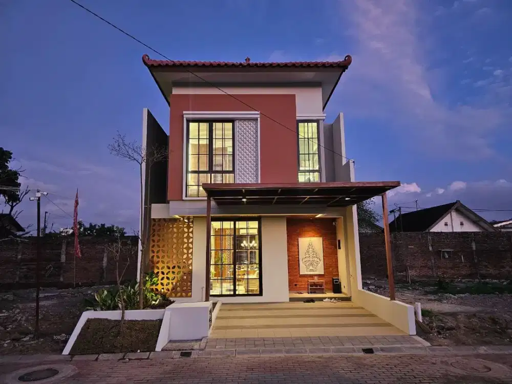 RUMAH MEWAH DALAM PERUMAHAN ONE GATE 5 MENIT SAJA KE MALIOBORO KOTA JOGJA