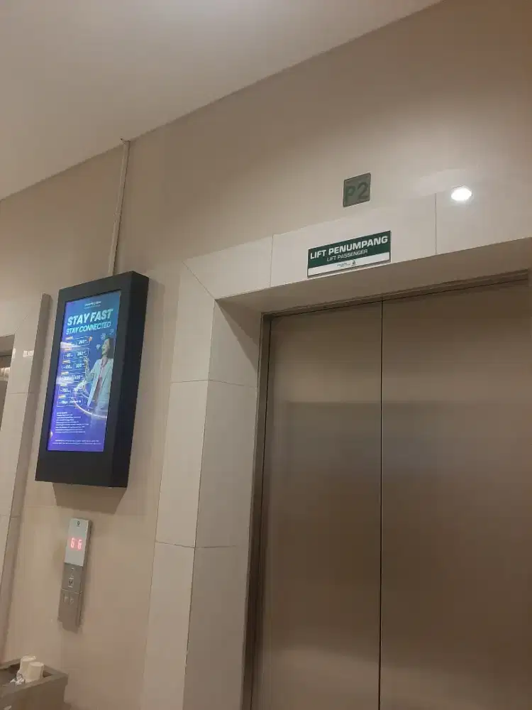 For Rent 2 Bedroom Kosongan Apartemen Podomoro Golf View