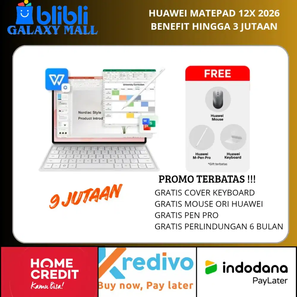 Promo Huawei Matepad 12x 2026