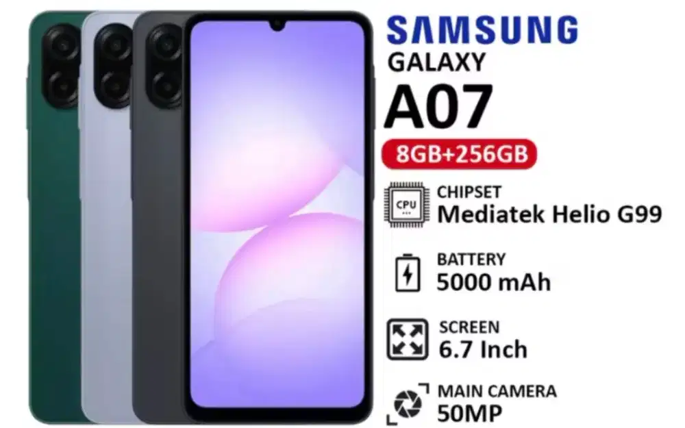 Samsung A07 Black 8/256