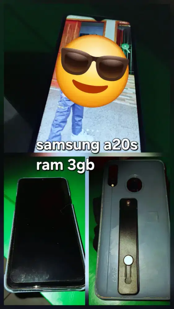 Hp Samsung a20s warna hijau
