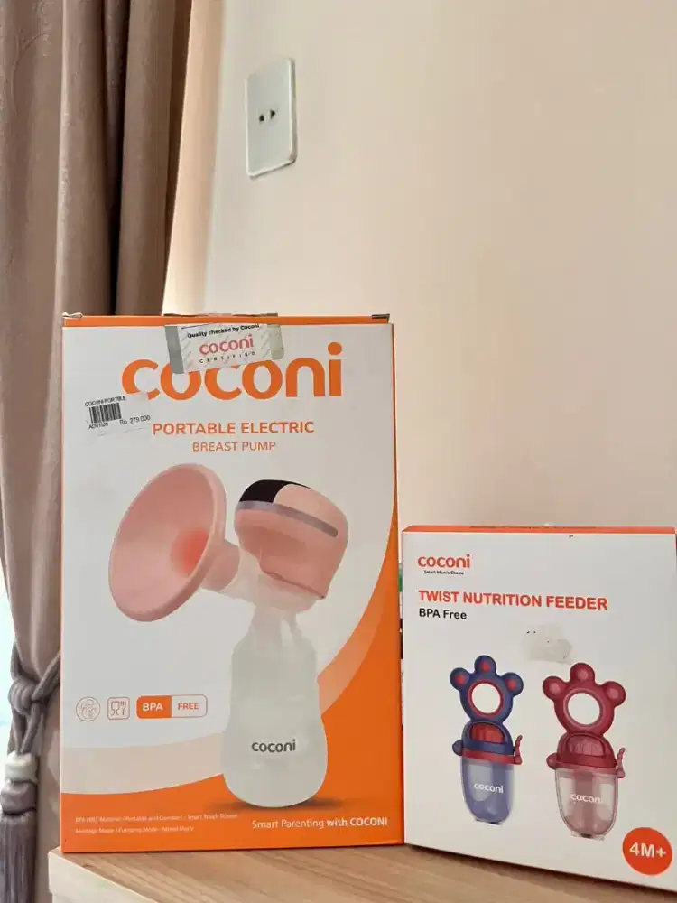 Coconi portable breast pump & Coconi twist nutrition feeder