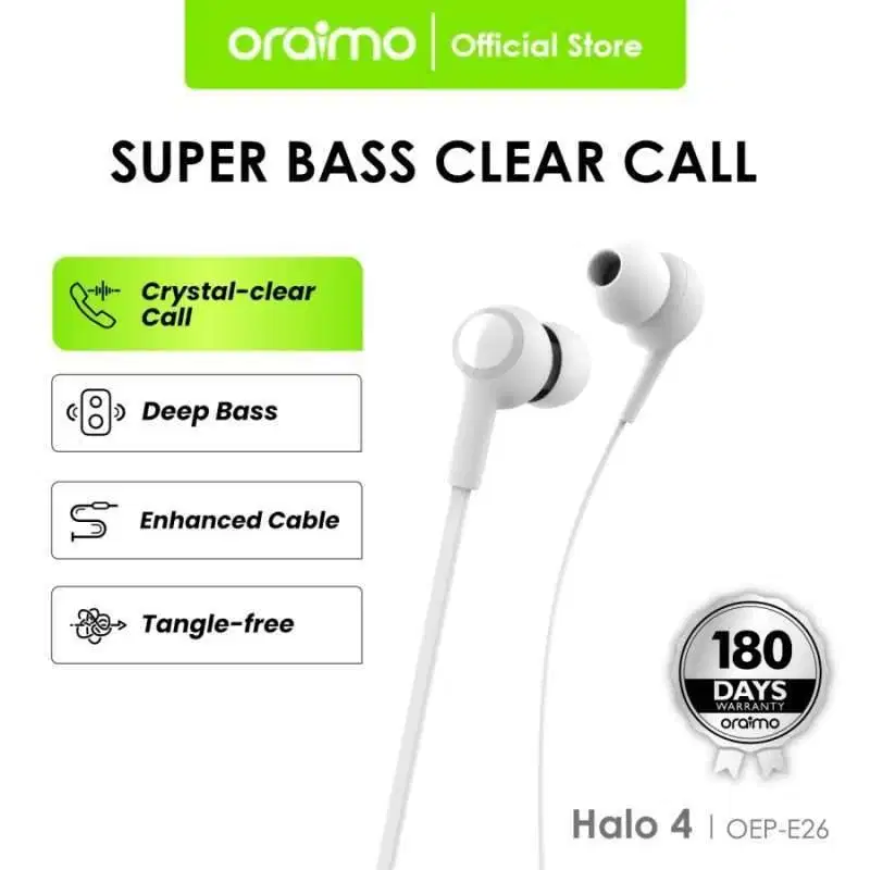HEADSET HF ORAIMO OEP26 SUPER BASS CLEAR CALL
