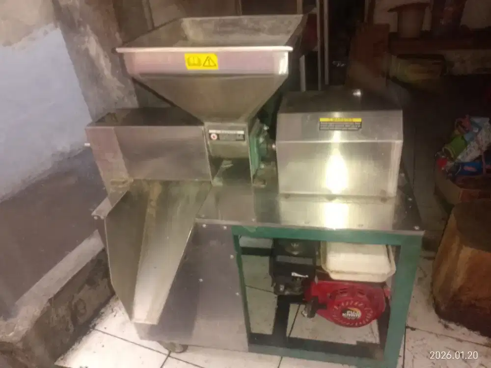 Mesin peras santan kelapa dan parut kelapa