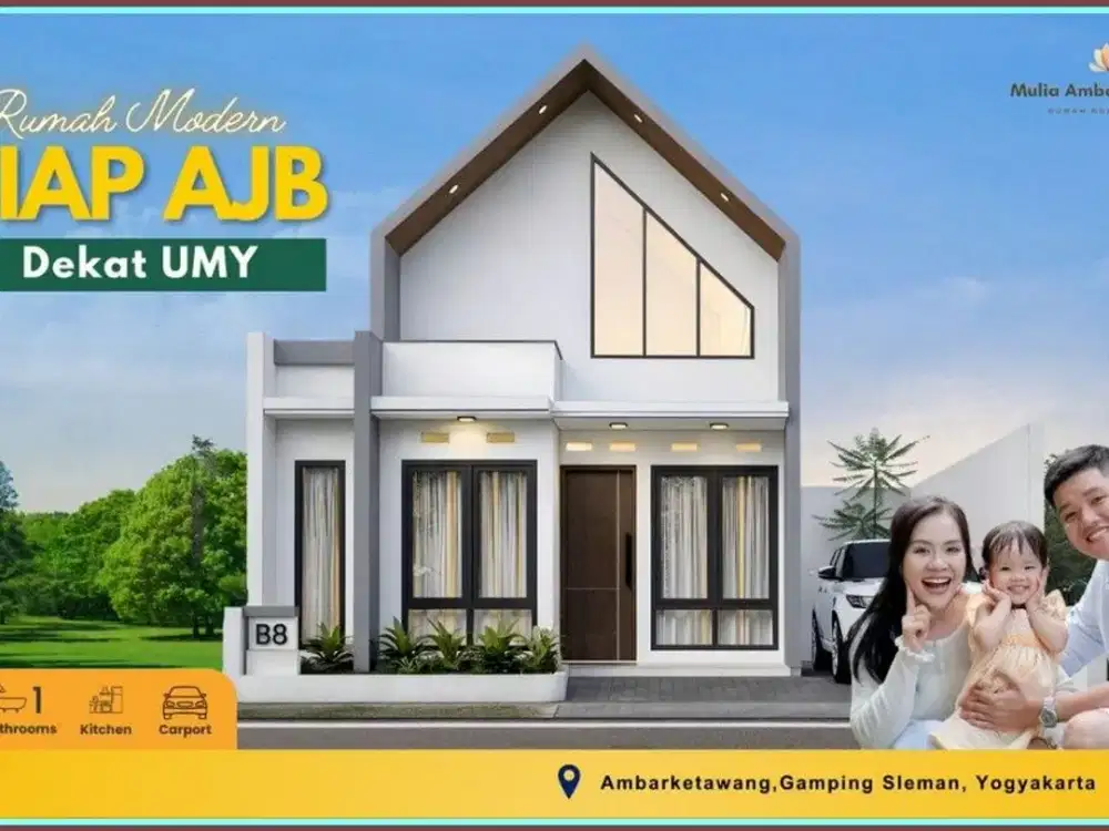 Rumah minimalis dekat Unisa Gamping Sleman