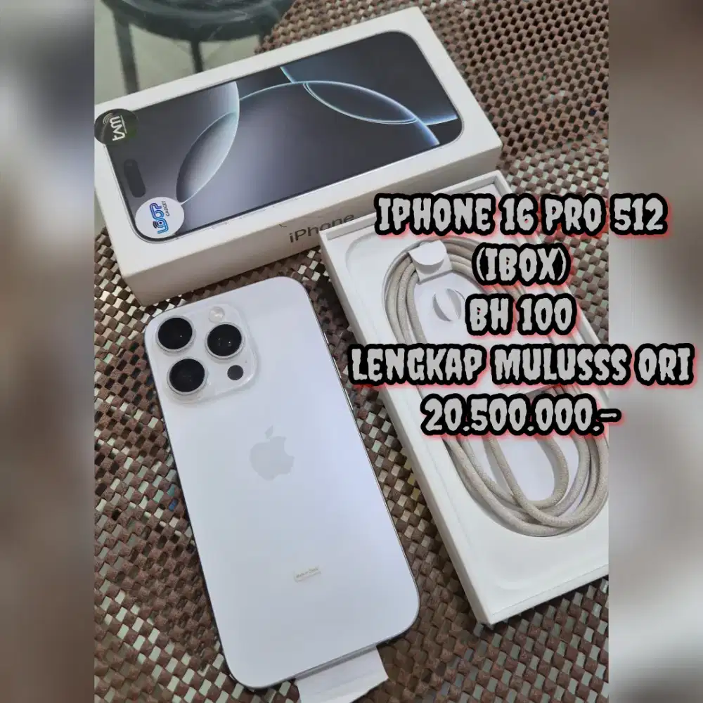 Iphone 16 Pro 512 (iBox) Bh 100