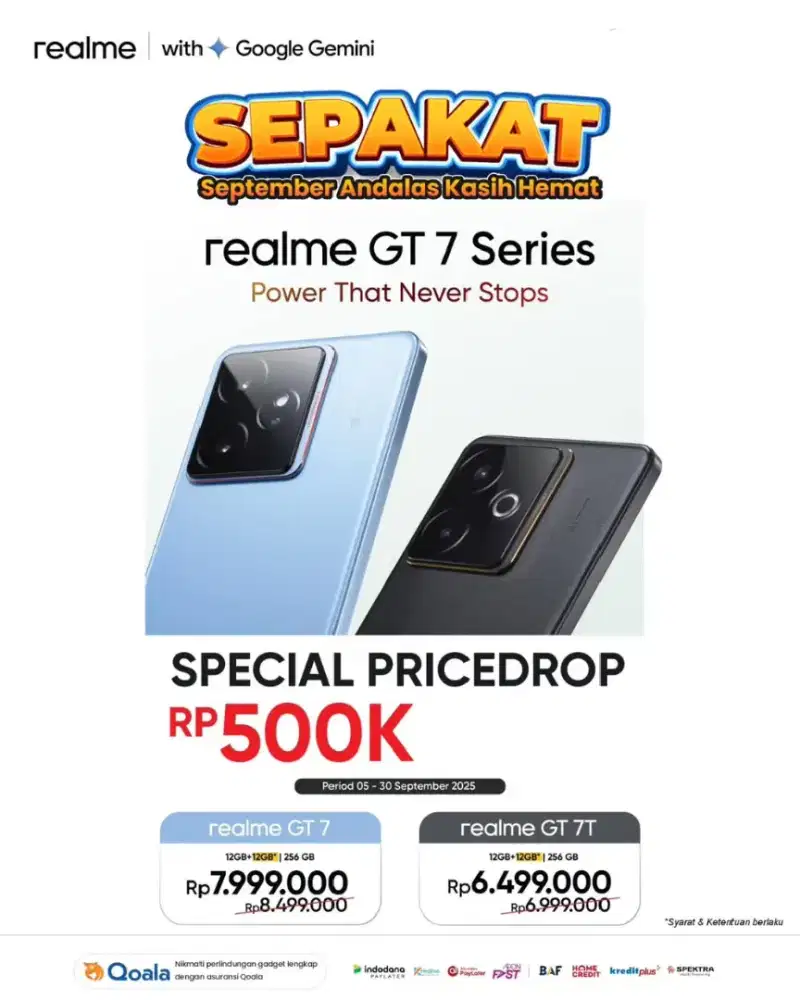 REALME GT 7 SERIES.PROMO GARANSI 1TAHUN.KREDIT/CASH/TUKAR TAMBAH BISA