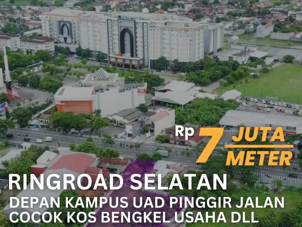 Jual Tanah Ringroad Selatan Pinggir Jalan Cocok Usaha Kos Resto Cafe Mega Gym Bengkel
