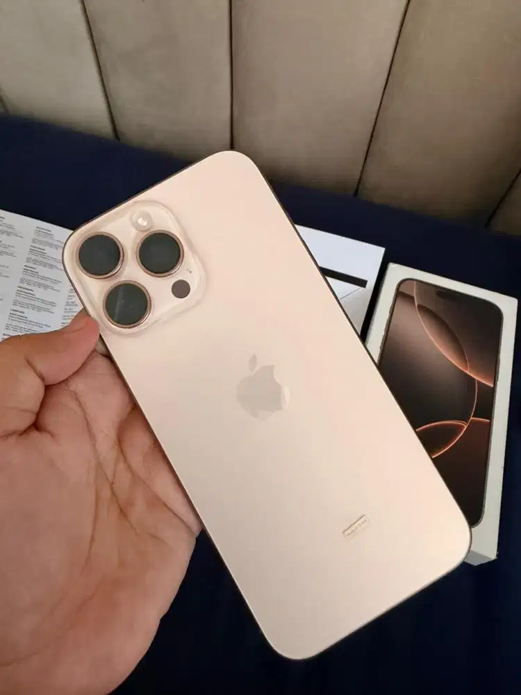 iPhone 16 Pro Max 1TB Desert Titanium – Garansi iBox Apr 2026