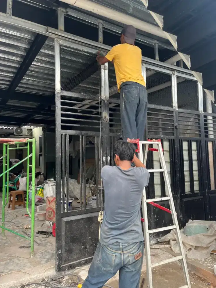 Menerima pembuatan pagar dan kanopi