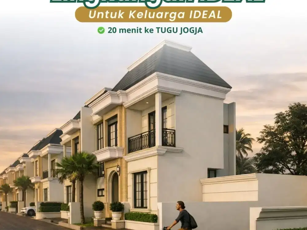 Rumah Mewah American Classic di Jalan Godean Sleman