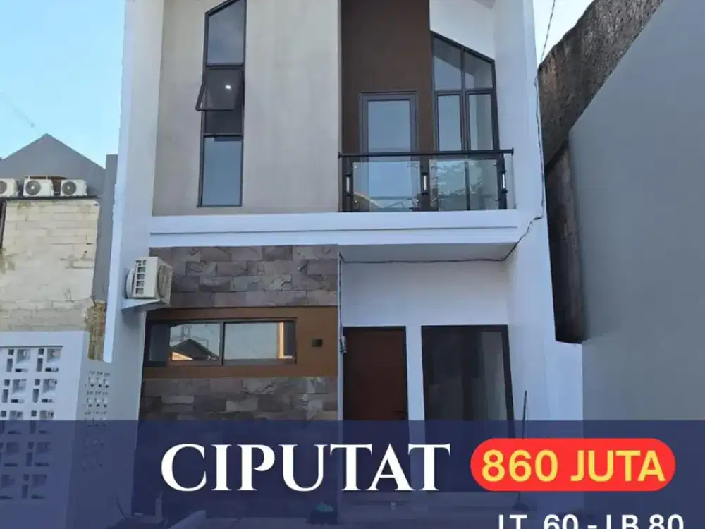 Di jual Rumah Minimalis  Model Scandinavian  Sarua Ciputat