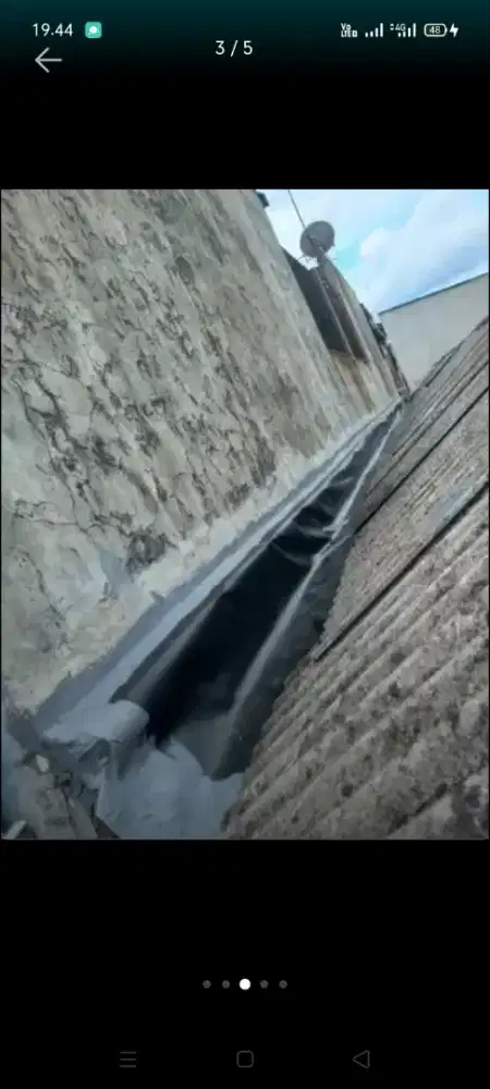 Atap bocor kanopi atap bajarigan terpasang dll