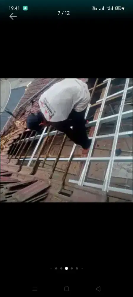 Atap bocor kanopi atap bajarigan terpasang dll bergaransi