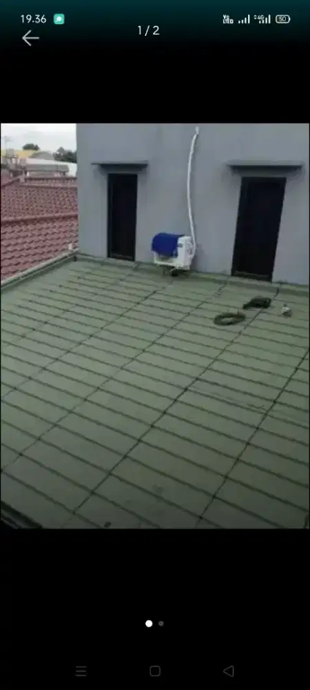 Atap bocor kanopi atap bajarigan terpasang dll