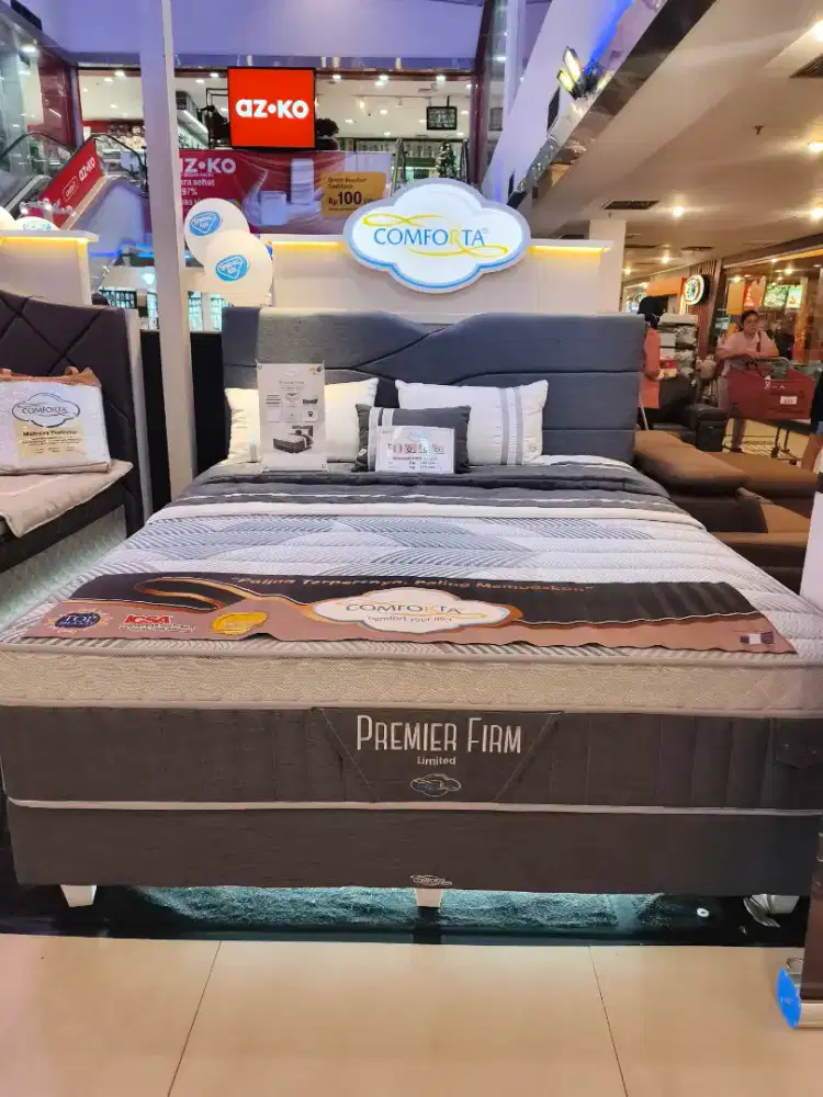 TEMPAT TIDUR COMFORTA 180X200 GRATIS 2BANTAL, GULING 1MATRAS PROTECTOR