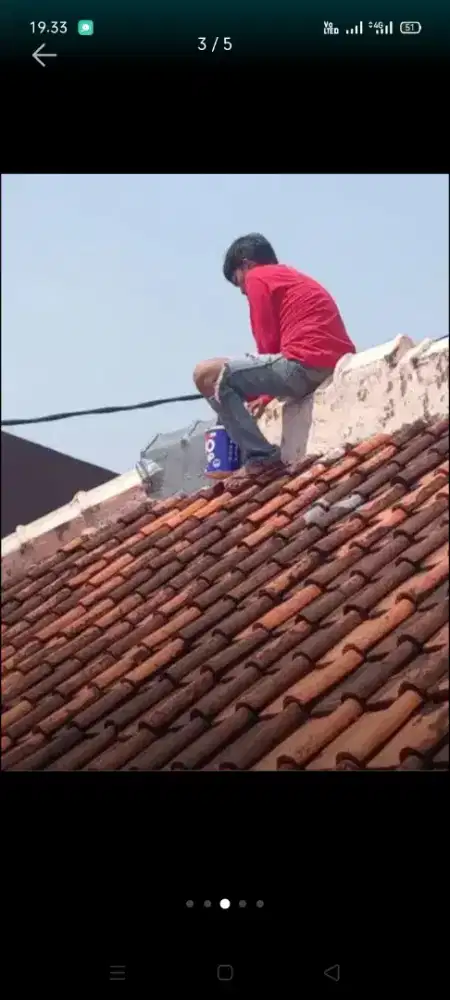 Atap bocor kanopi atap bajarigan terpasang dll bergaransi