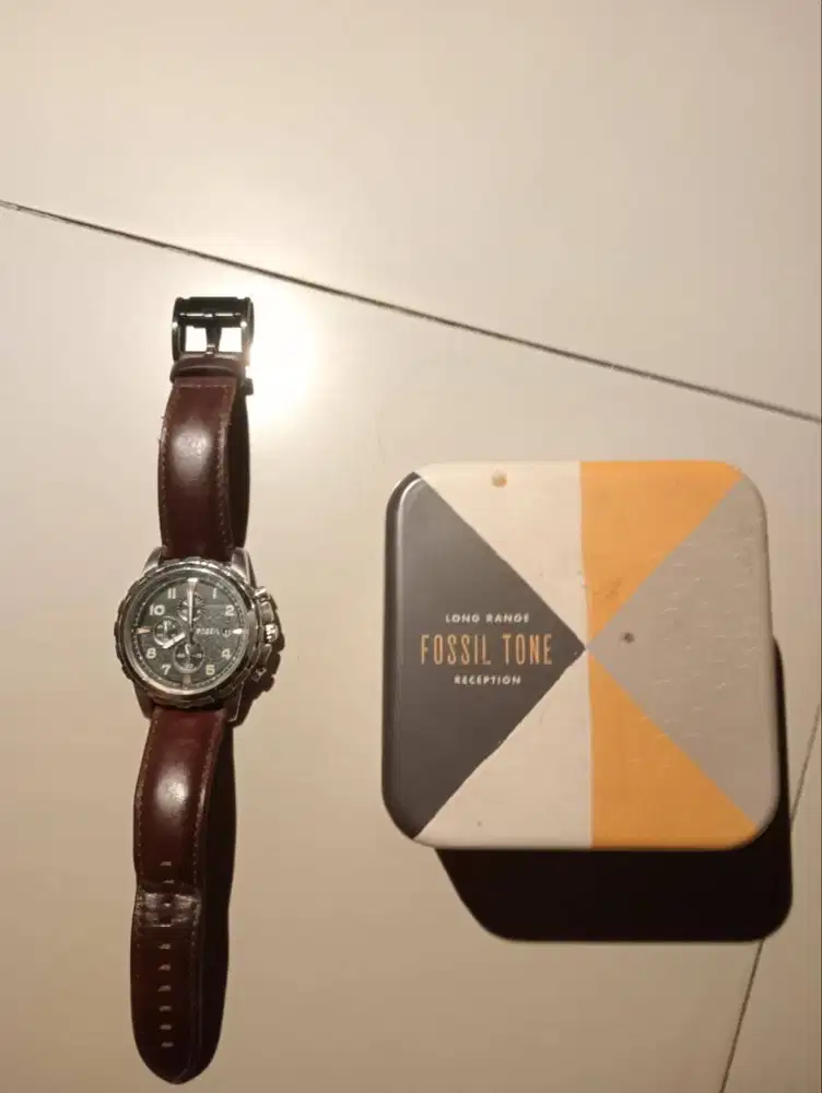 DIJUAL CEPAT JAM TANGAN PRIA FOSSIL FS4828 STAINLESS STEEL