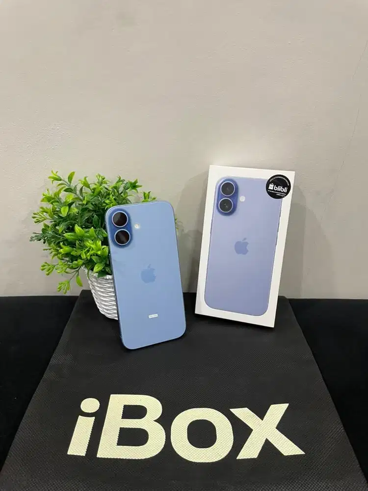 IPhone 17 256GB iBox Blue mulus Fullset Ori BH 100% 3Utool 100 Grs On