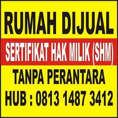 RUMAH DIJUAL LOKASI STRATEGIS JALAN BESAR