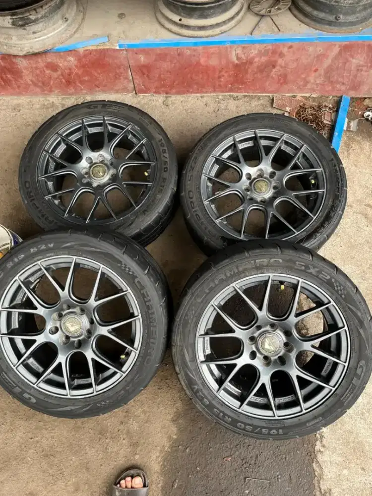 Velg vorsteiner ring 15 pcd 4x100/114,3 ET 38 ban sx2 195/50 R15