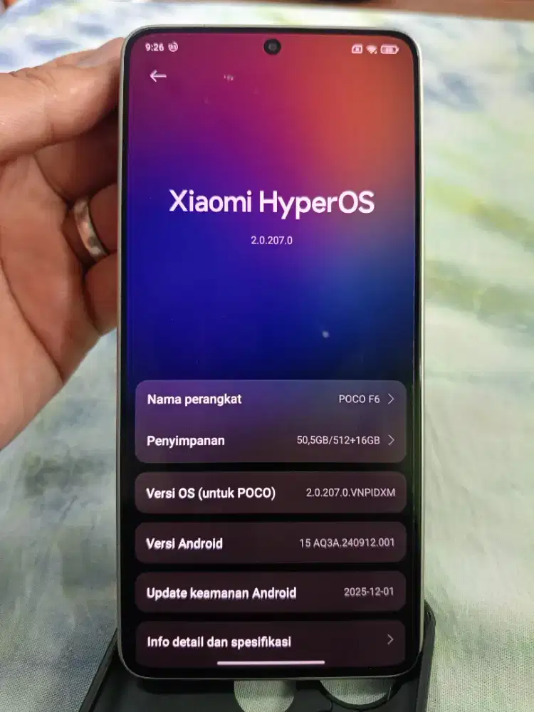 Poco f6 12/512 jual bt tt