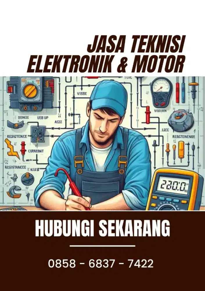Jasa perbaikan dan pemasangan elektronik serta sepeda motor