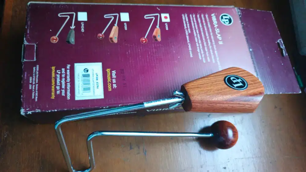 Latin Percussion - Vibra Slap II - LP208, original made in Thailand
