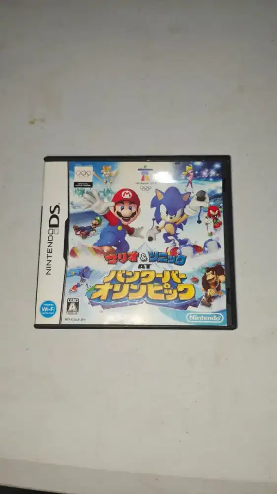 NINTENDO DS MARIO SONIC OLYMPIC WINTER GAMES VANCOUVER 2010 JPN