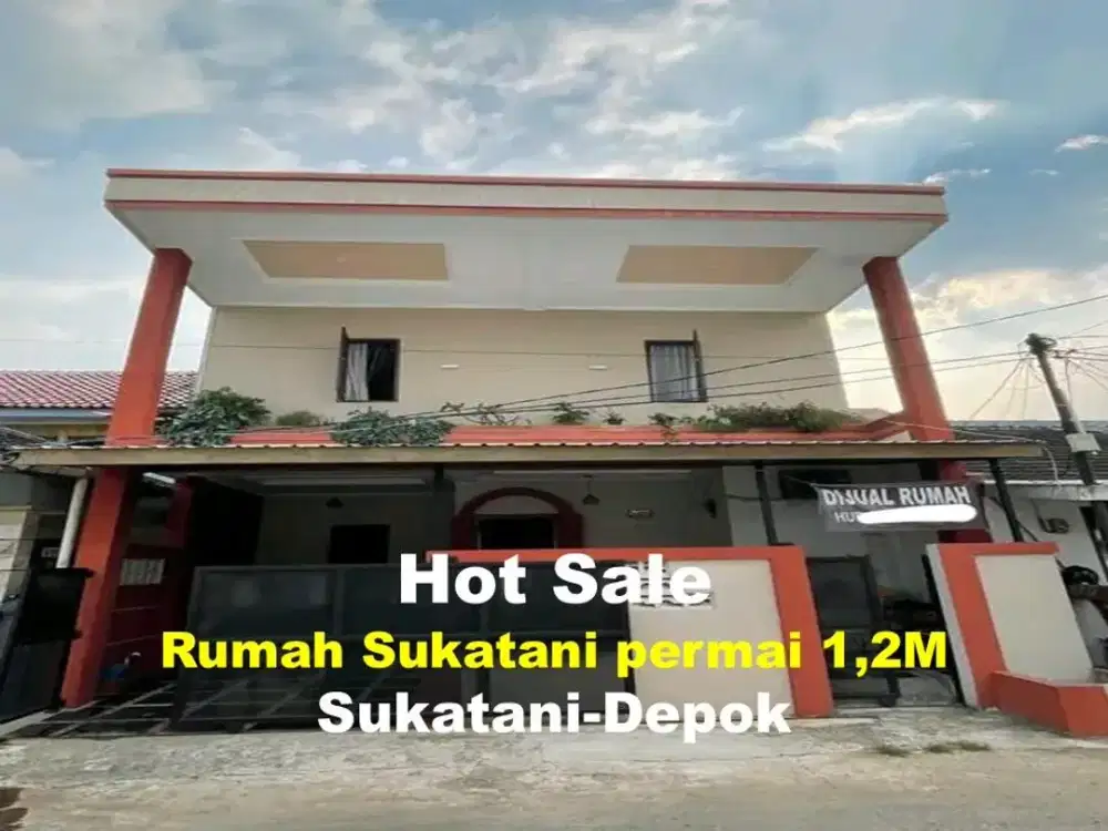 Dijual cepat Rumah Pondok Sukatani Permai Tapos Depok