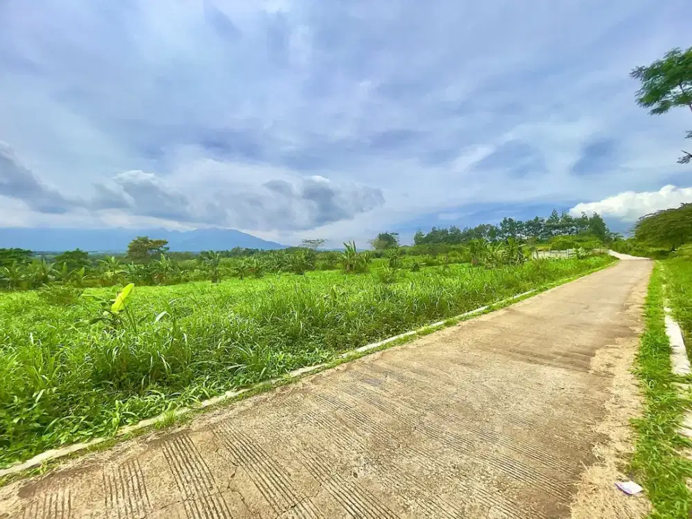 Tanah Datar Udara Sejuk Pemandangan Bagus Purwakarta Dijual Murah