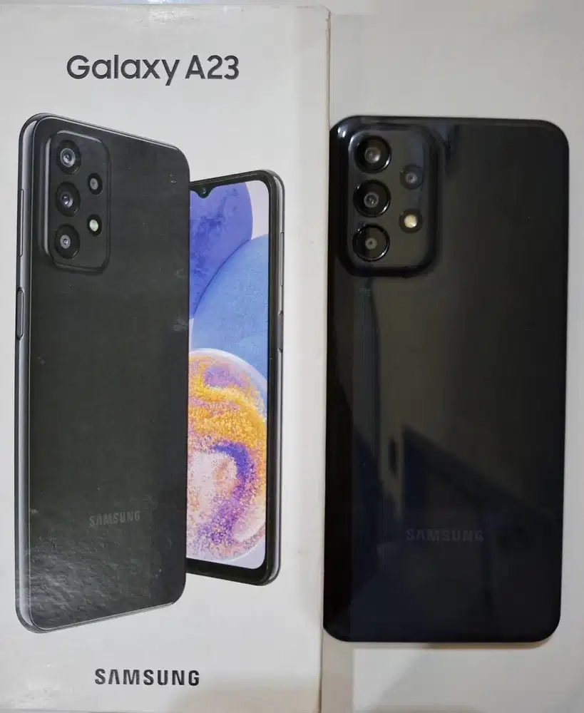 SAMSUNG A23 BLACK 6/128GB FULLSET ORIGINAL + FREE BONUS