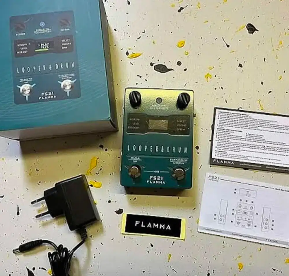 Juak efek gitar & bass Flamma FS21 drum loop