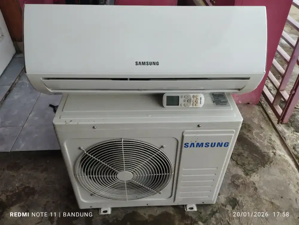 AC bekas Samsung,Sharp,LG,Daikin R410alowwat 1/2pk+pasang garansi