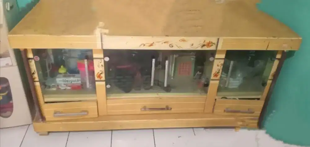 Jual bufet kaca murah