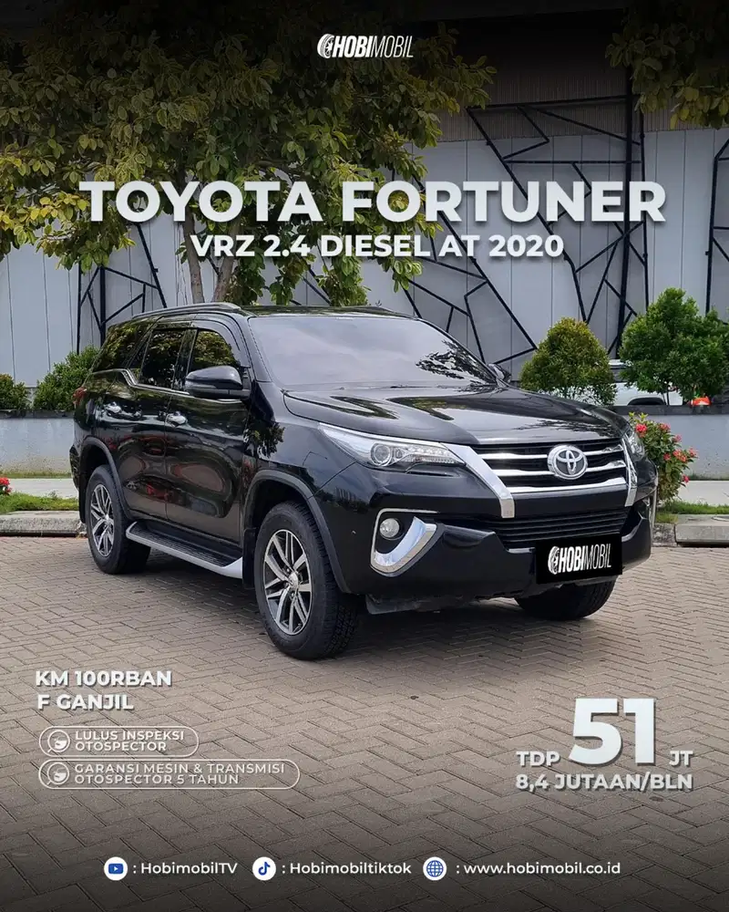 TOYOTA FORTUNER VRZ 2.4 DIESEL AT 2020
