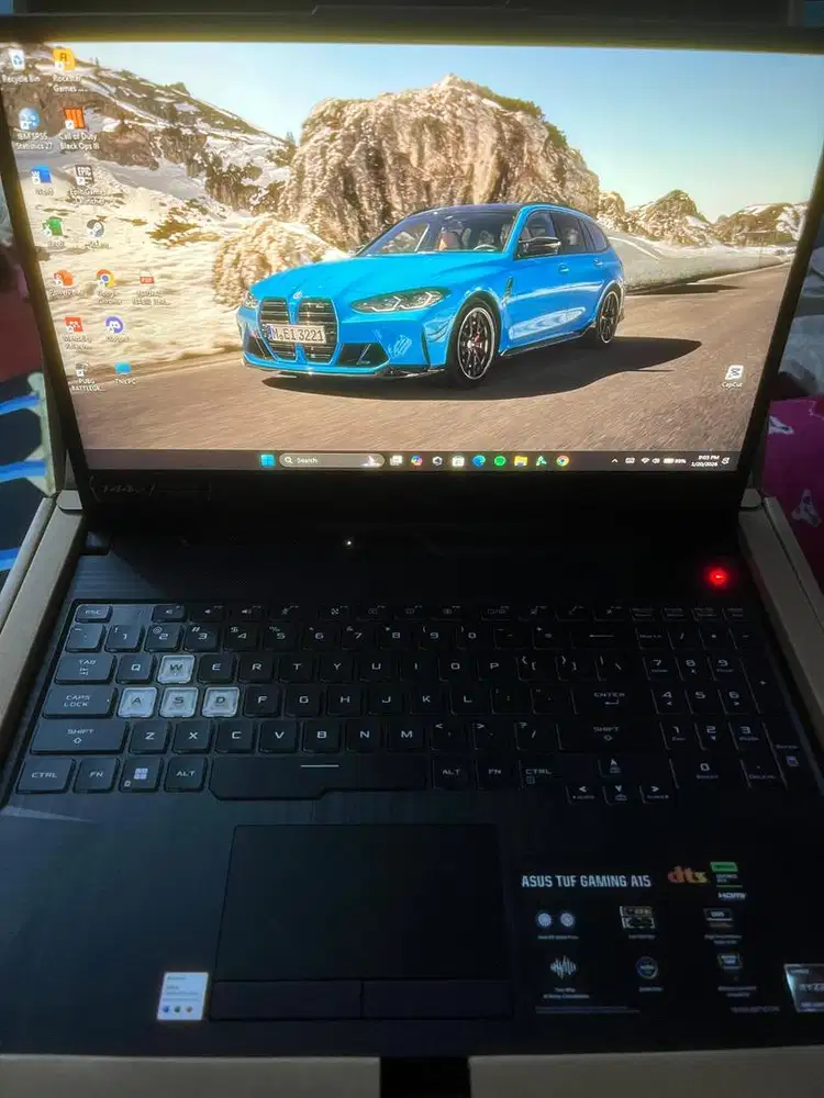Laptop Asus Tuf a15 ryzen 7 rtx2050