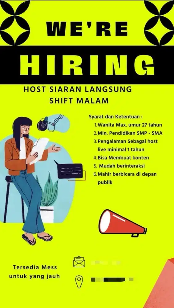 DI BUTUHKAN HOST LIVE