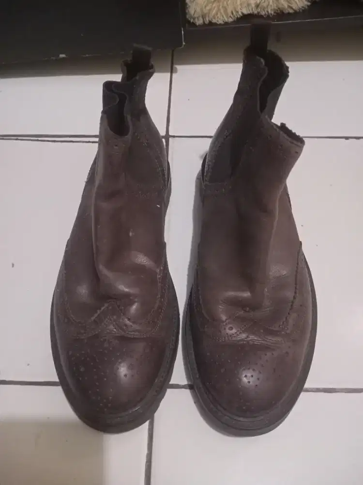 Sepatu boots cwo second