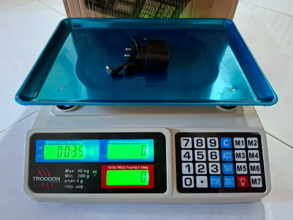 Baru Timbangan barang Digital 40kg buah/sayur/daging/ikan/laundry/dll