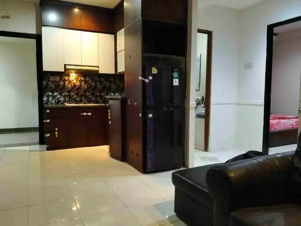 Disewakan Apartemen Salemba Residen Jkt Pusat 2 BR city view Rp.52 JT/thn