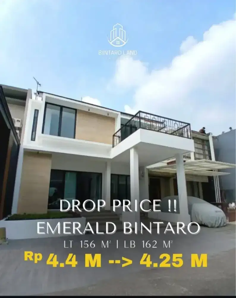 HOT SALE Rumah siap huni sudah renovasi di Emerald Bintaro Sektor 9