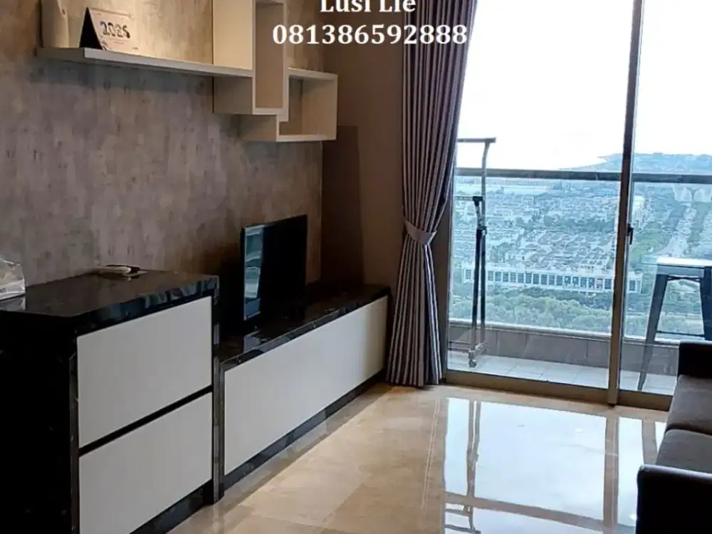 Apartemen Gold Coast Pik 1 BR Furnished interior bagus