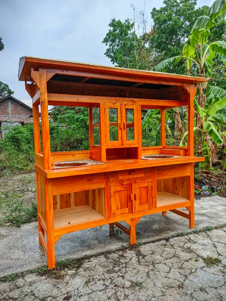 Gerobak mie ayam bakso, gerobak angkringan, gerobak sate, dll