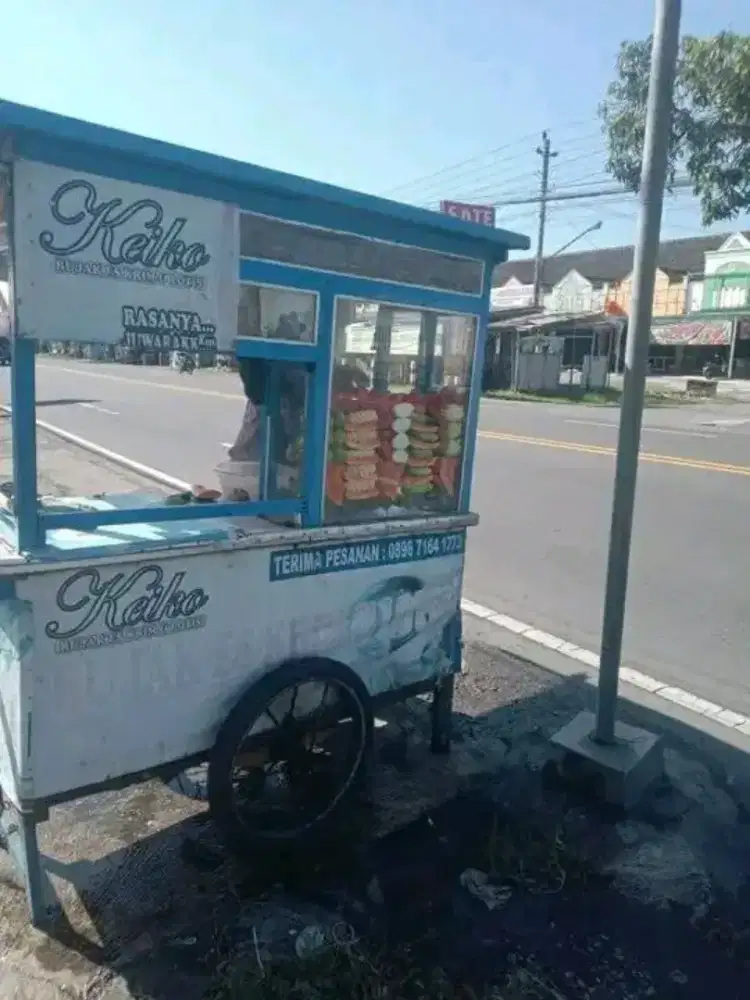 Grobak rujak lotis gamping